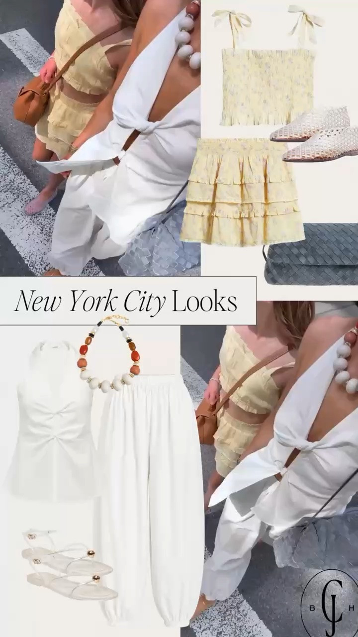 What Sutton and I wore in NYC. Wearing an XS in pants and small in the top.

#LTKsummer #LTKdresses