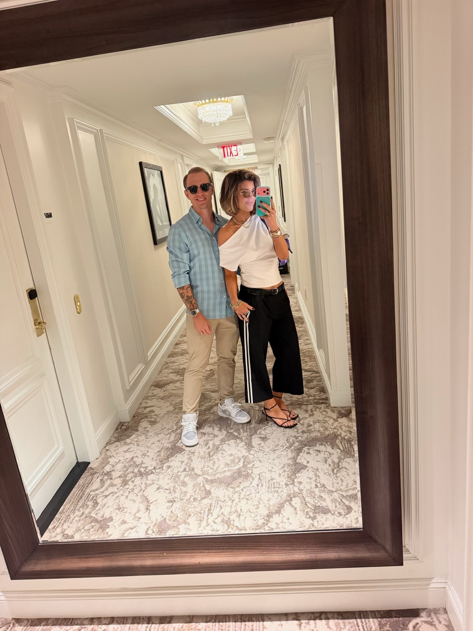 His + hers 🤍 Easy looks for a day in the city.

#LTKNYFW #LTKgrwm #LTKootd