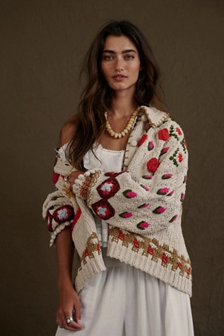 Rosebud Cardigan | Free People (Global - UK&FR Excluded)
