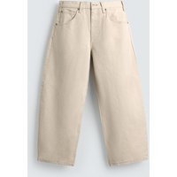 Zara - Balloon Fit Jeans - Ecru - 30 (Us 30) - Man | Zara US