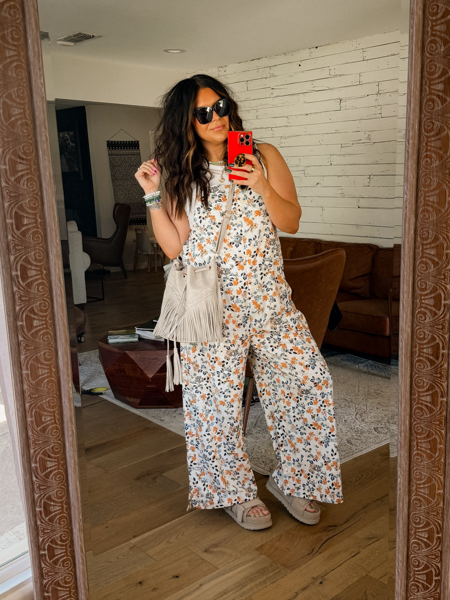 Amazon jumpsuit: XL
bodysuit: XL
platform Ugg Sandals: TTS
Fringe Bag: Amazon
Best bra and undies!

Midsize fashion, midsize spring outfitt

#LTKMidsize #LTKFindsUnder50 #LTKStyleTip