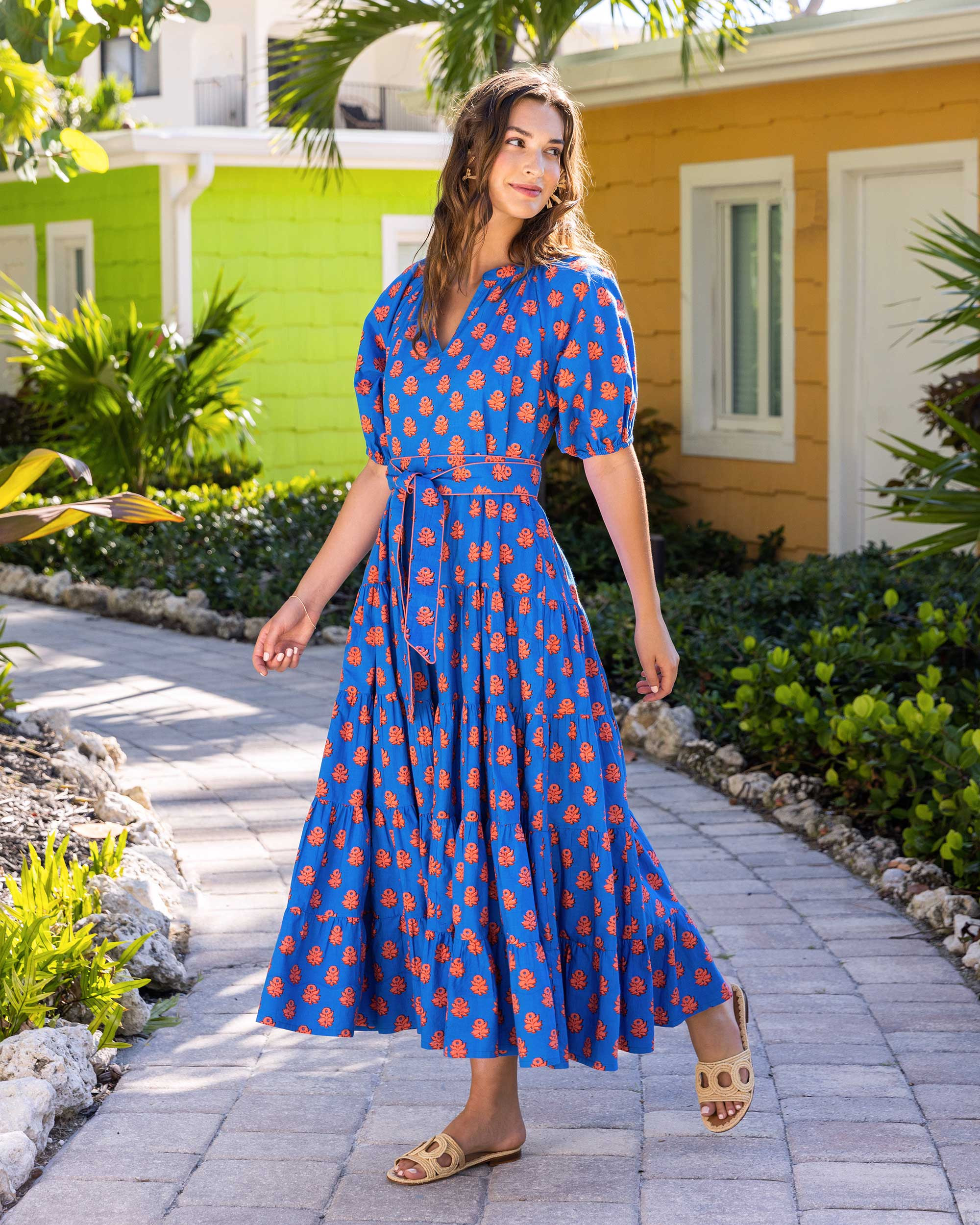 Zinnia - To and From Dress - Nautical Blue | Printfresh