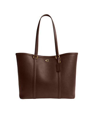 COACH Legacy Pebble Leather Small Tote Bag - Macy's | Macy's