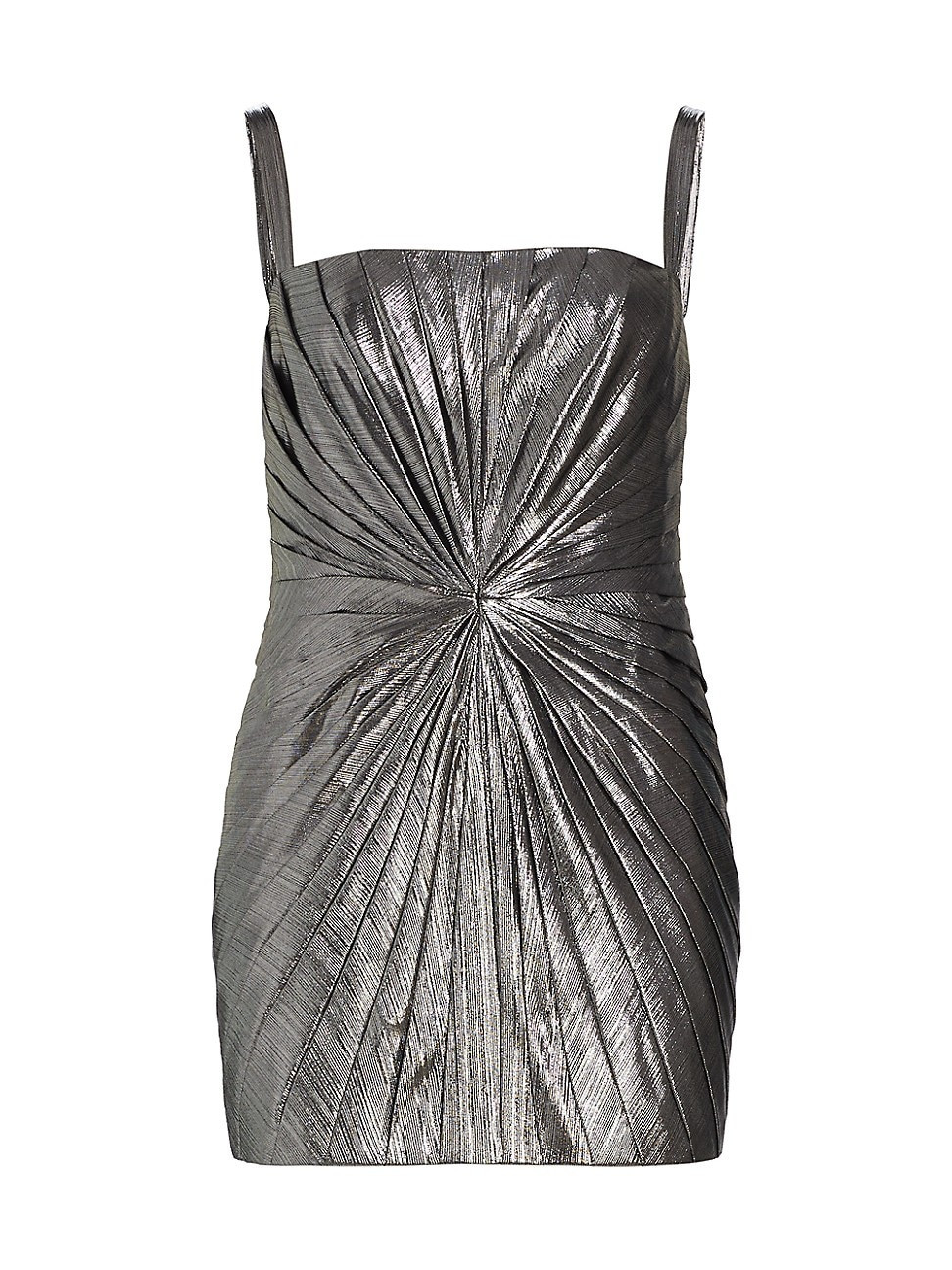 Women's Evie Metallic Twist Minidress - Silver - Size XS | Saks Fifth Avenue