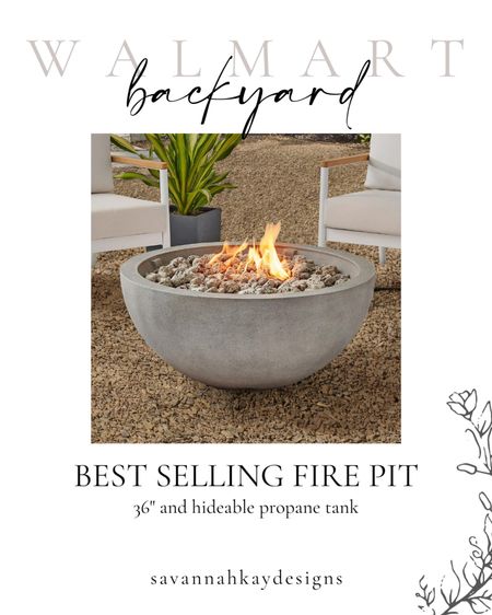 This best selling fire pit is back this season @walmarthome #backyard #firepit #summer #walmart 

#LTKSeasonal #LTKstyletip #LTKhome