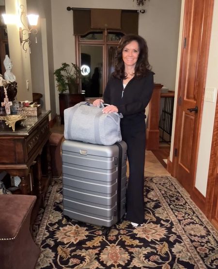 Heading out for an early morning flight. Sharing my vacation essentials. 
kimbentley
AirEssentials
Suitcase
Travel bag
Sneakers

#LTKtravel #LTKGiftGuide #LTKVideo