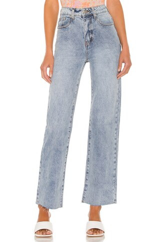 superdown Sierra High Waisted Jean in Light Blue Wash from Revolve.com | Revolve Clothing (Global)