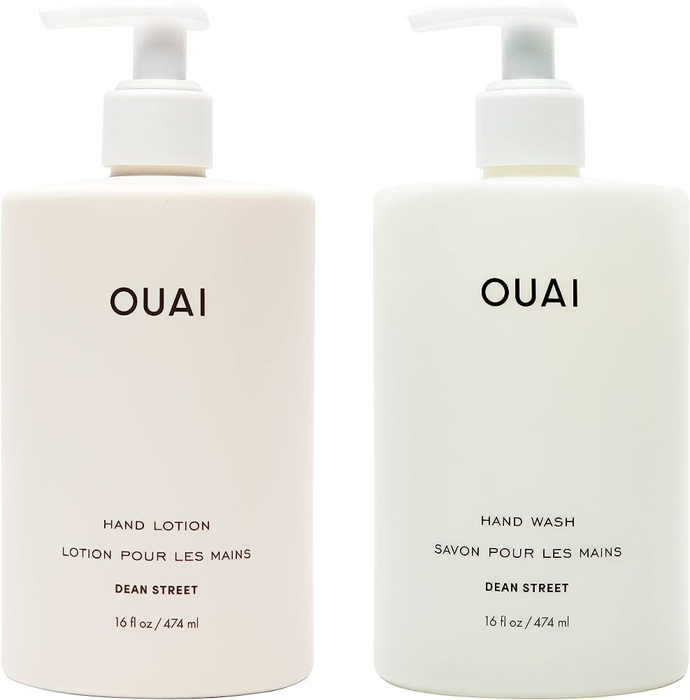 OUAI Hand Wash and Hand Lotion, Moisturizes and Exfoliates with Daily Use, Made with Jojoba Ester... | Amazon (US)