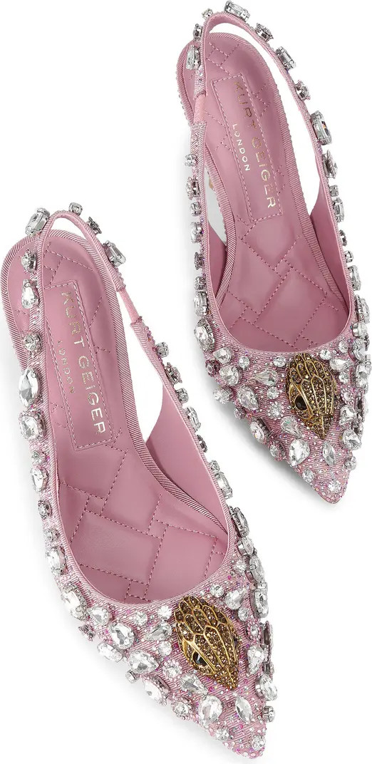 Kurt Geiger London Belgravia Pointed Toe Slingback Pump (Women) | Nordstrom | Nordstrom