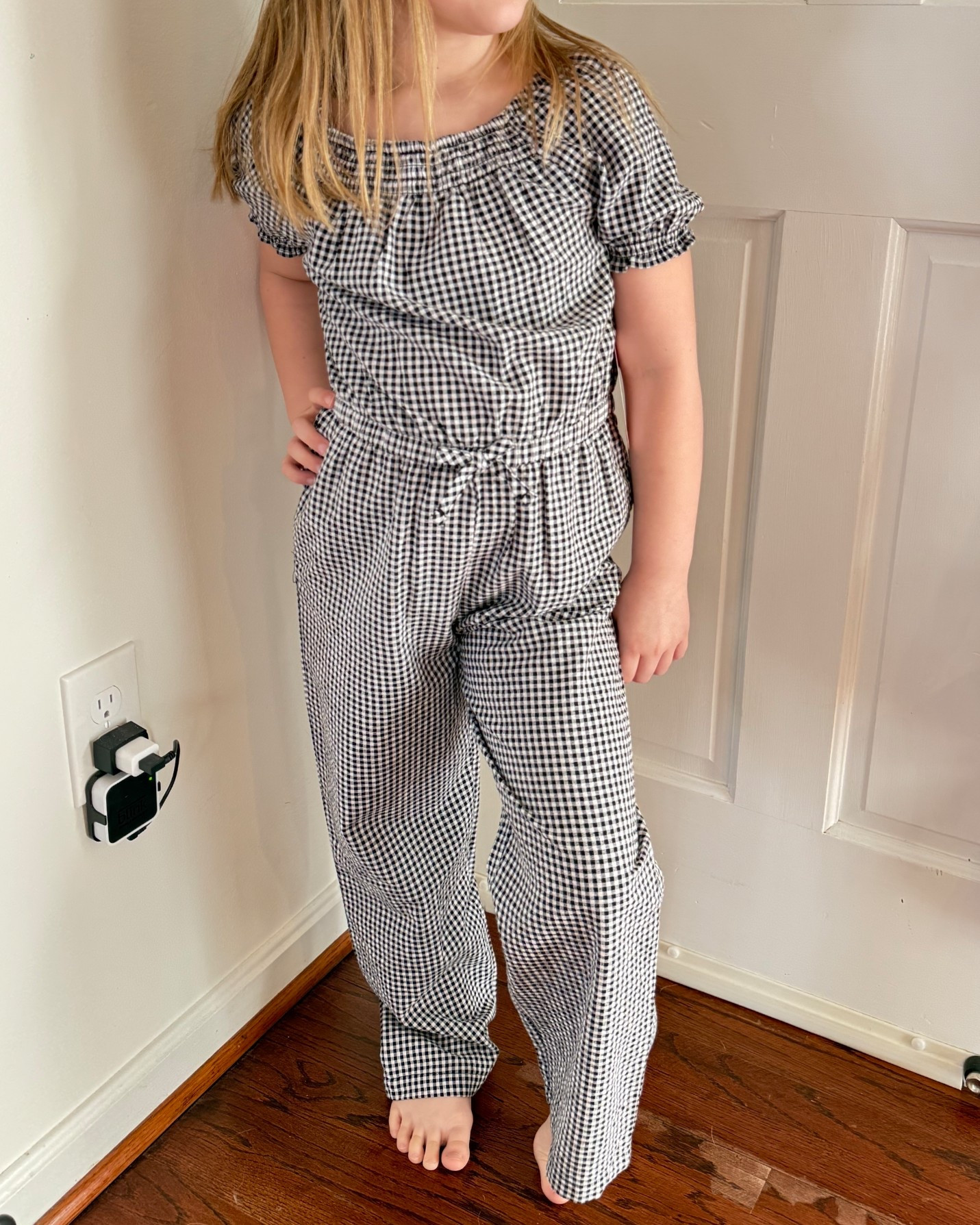 My daughter is loving this adorable Wonder Nation girls smocked jumpsuit. She is 7 1/2 and wearing a size medium (8), and it fits her perfectly with a little room to grow.

#LTKKids #LTKootd #LTKmomlife