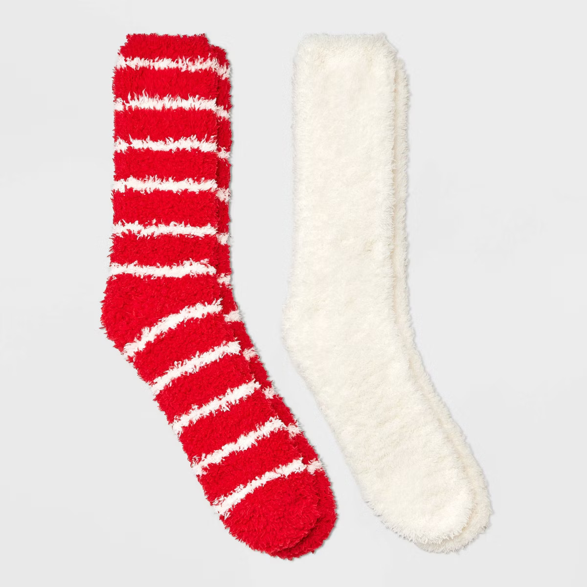 Women's 2pk Faux Shearling Cozy Crew Socks - 4-10 | Target