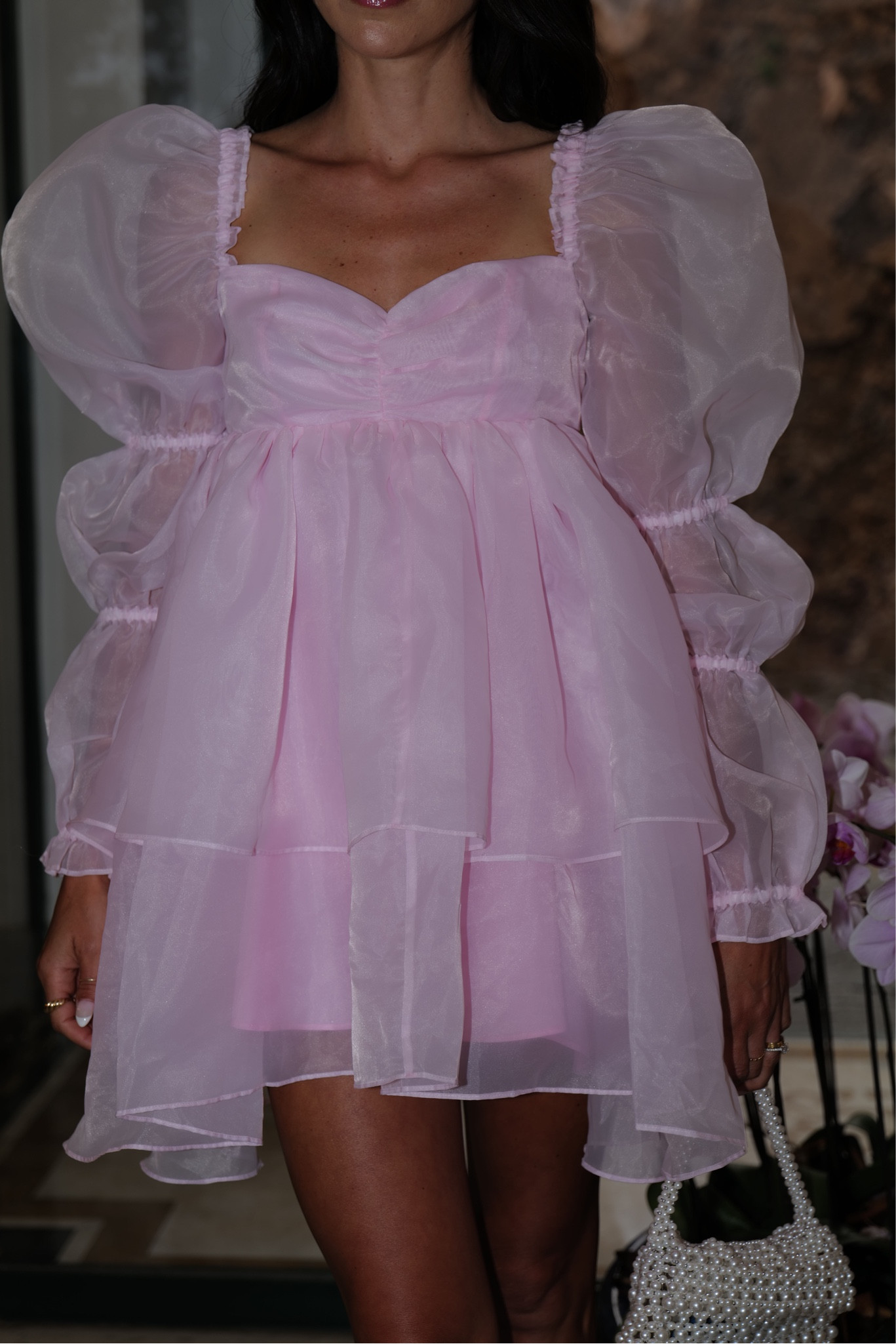 The prettiest ruffle dress with puff sleeves from Revolve #barbiemovie #pinkoutfitideas #dresses 

#LTKwedding #LTKstyletip #LTKtravel