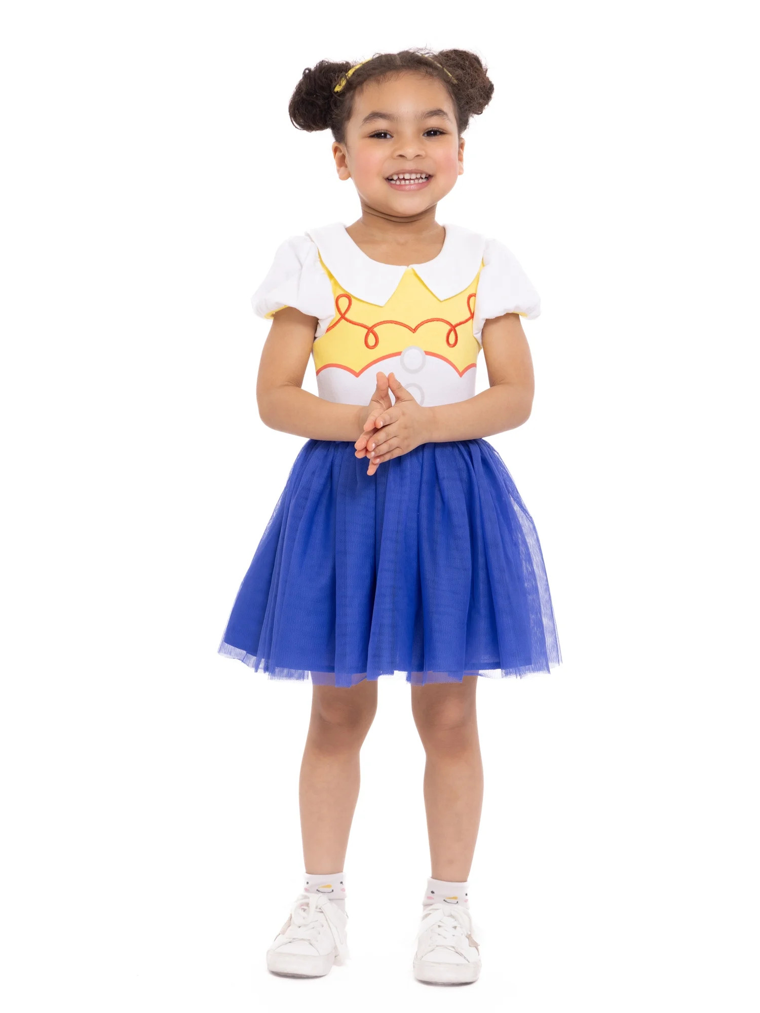 Toy Story Toddler Girls Jessie Puff Sleeve Cosplay Tutu Dress, Sizes 12 Months-5T | Walmart (US)