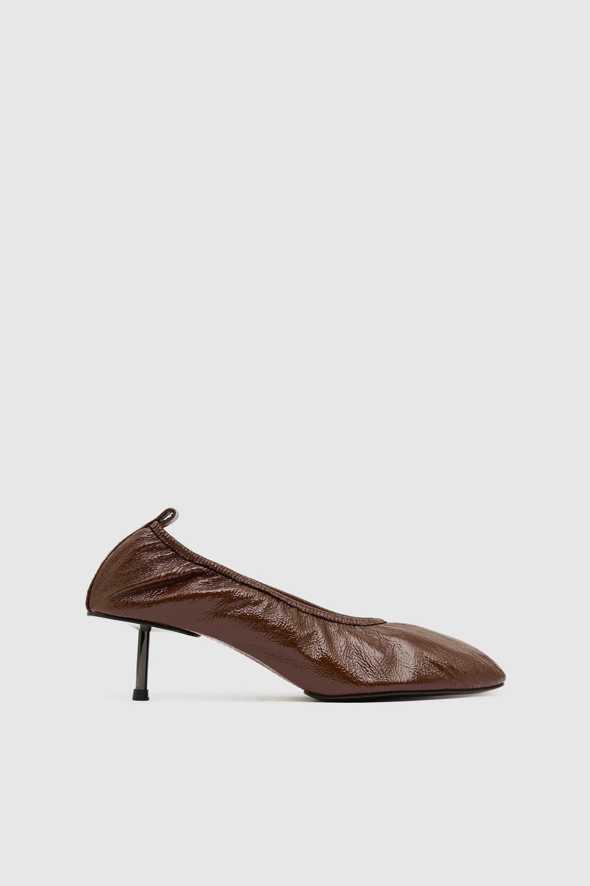 Classic Ballet Heel - Patent Liqueur | St. Agni (US, UK, EU)