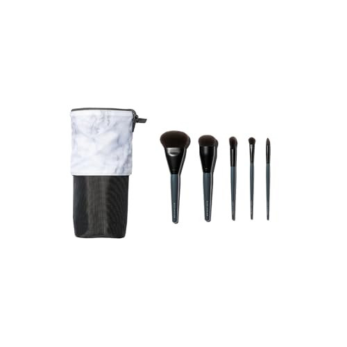 Rose and Ben Beauty Essential Travel 5 Piece Brush Set | Professional Blending Brush for Liquid & Cream Makeup | Cruelty Free | Amazon (US)