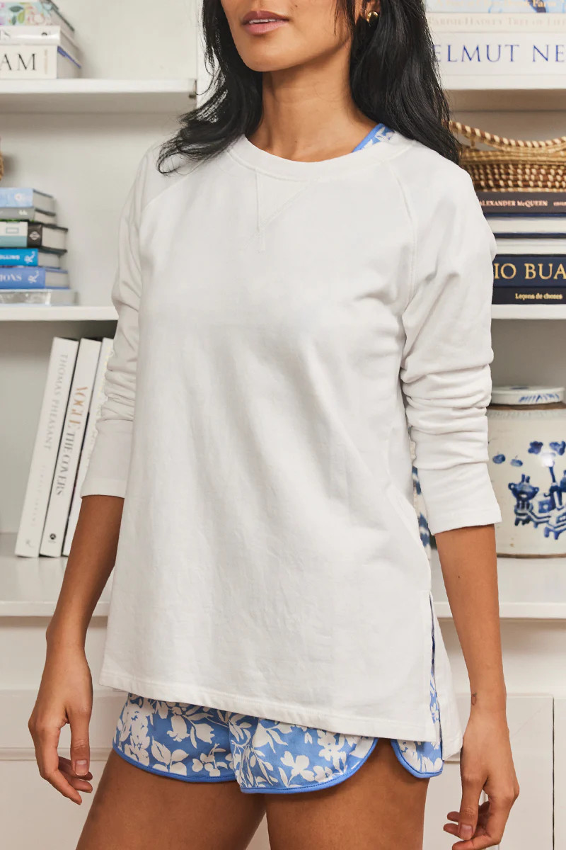 Sweatshirt Tunic in Navy | Lake Pajamas