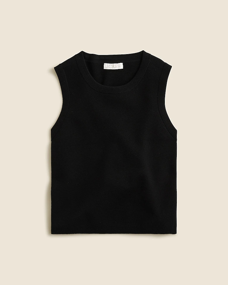 Sweater shell in TENCEL™ lyocell blend. | J. Crew US