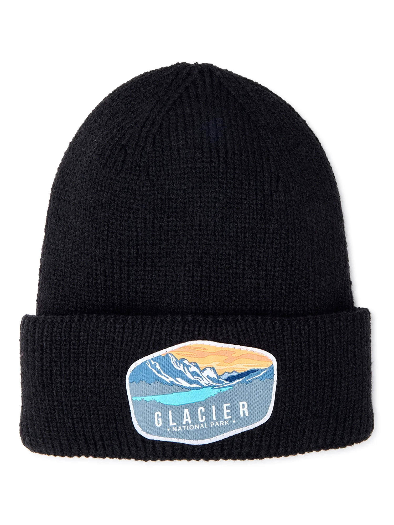 National Park Glacier National Park Cuffed Knit Beanie with Woven Patch - Walmart.com | Walmart (US)