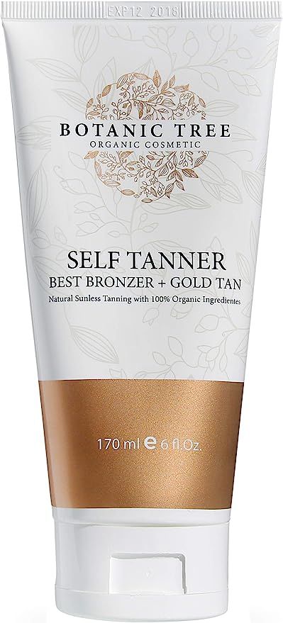Self Tanner, Sunless Tanner w/Organic and Natural Ingredients, Self Tanning Lotion for Flawless B... | Amazon (US)