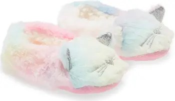 Capelli New York Kool Cat Tie Dye Faux Fur Slippers | Nordstrom | Nordstrom