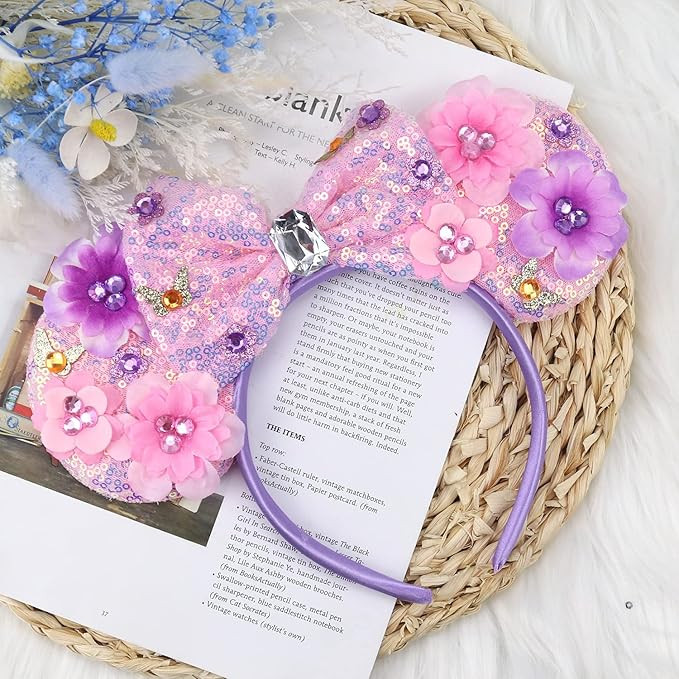 Pvoiue Mouse Ears Headbands for Baby Girl Headband Adult Girl Accessories Kids Hair Headwear for ... | Amazon (US)