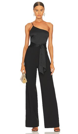 Yara Jumpsuit in Black | Revolve Clothing (Global)