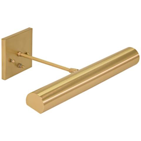 Contemporary 16" Wide Satin Brass Direct Wire Picture Light | Lamps Plus