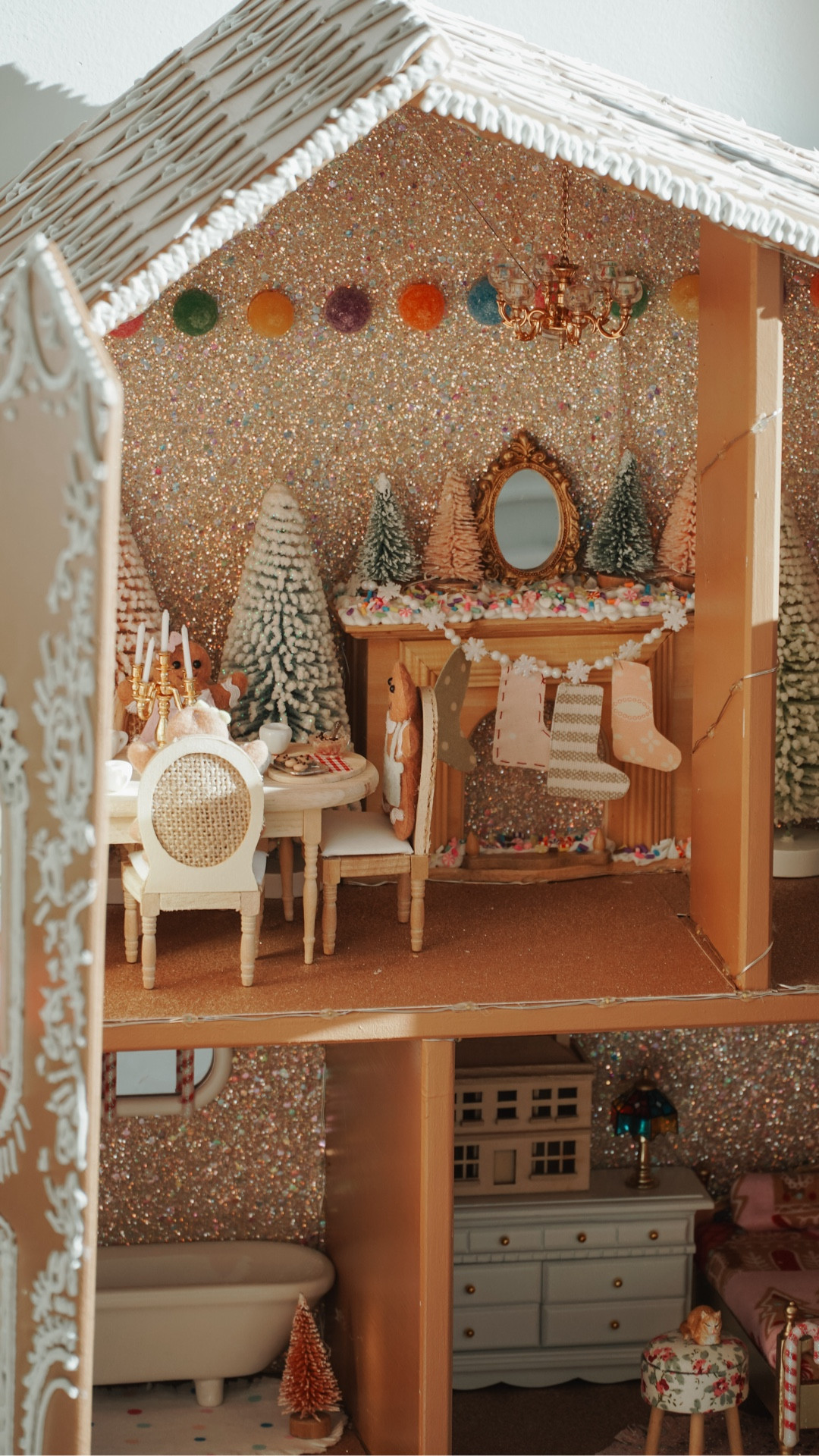Here is a peek at the inside of my DIY gingerbread dollhouse! 

#LTKHoliday #LTKSeasonal #LTKHome