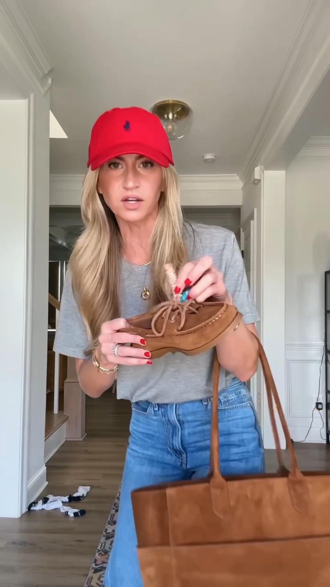 Casual jeans + tee look! 
Jeans: Run TTS. Wearing size 25. 
Leather moccasins: Run TTS. Wearing size 8. 
Tee: Runs slightly big. Wearing a small.
#LTKStyleTip

#LTKSeasonal #LTKGiftGuide