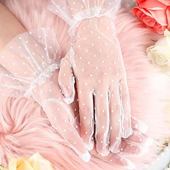 Boao Women Lace Glove Short Lace Glove Floral Courtesy Lace Glove for Wedding Tea 1950's Party Co... | Amazon (US)