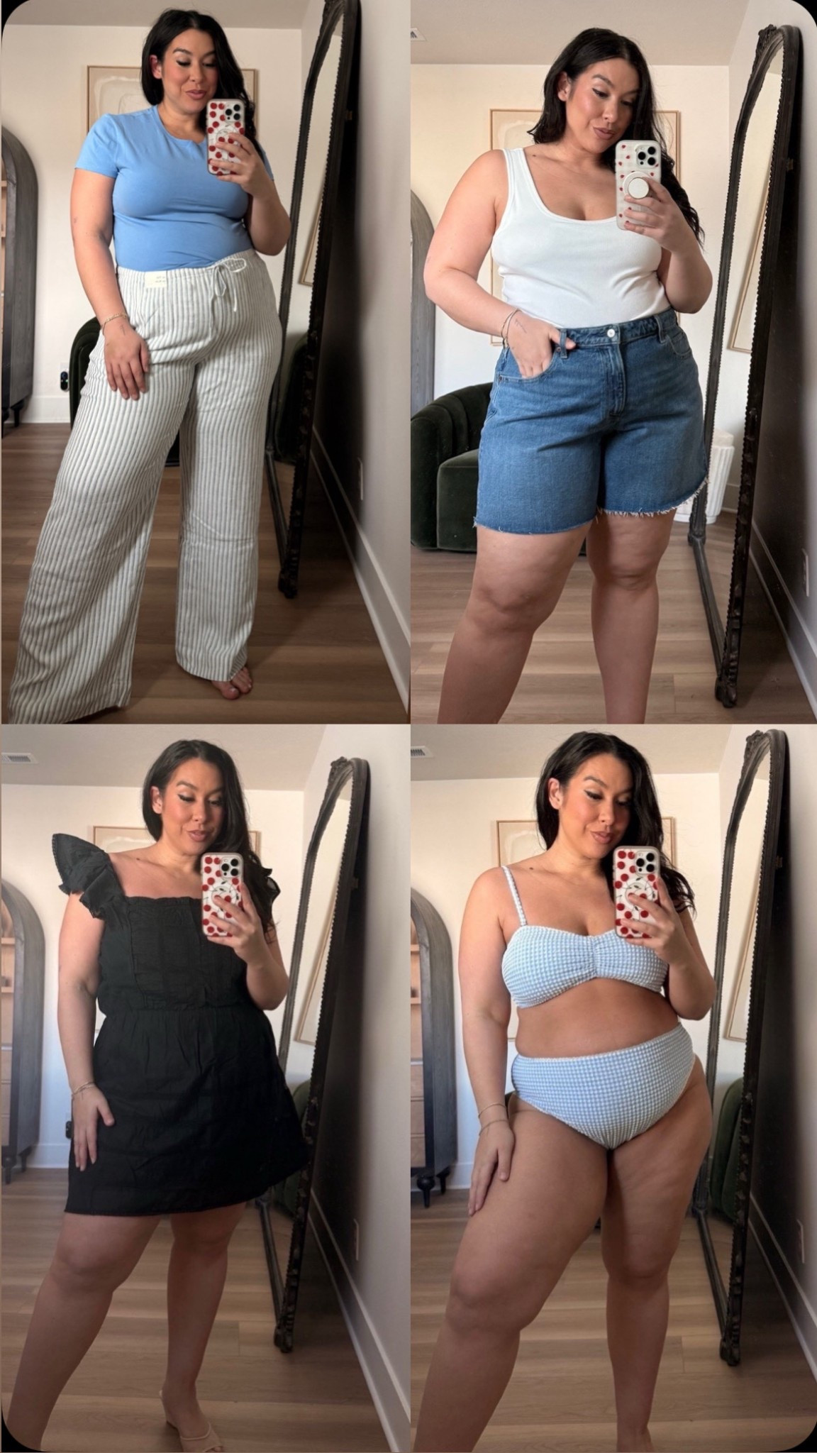 Abercrombie most loved items in stock and on sale now! Midsize dresses, swimwear, shorts, pants & more! @abercrombie 

#LTKMidsize #LTKSaleAlert #LTKootd