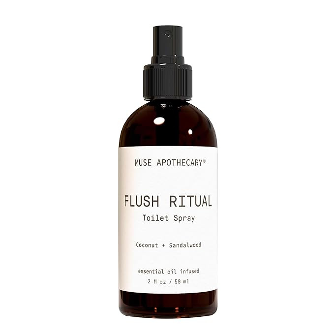 Muse Apothecary Flush Ritual - Aromatic & Refreshing Toilet Spray, Use Before You Go, 2 oz, Infus... | Amazon (US)