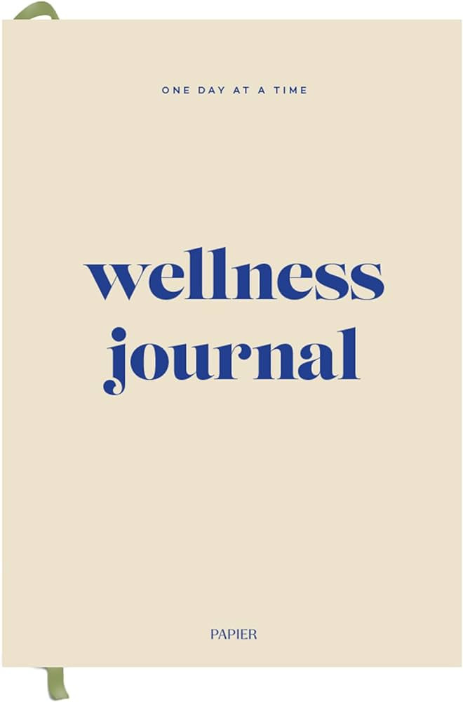 Wellness Journal - Beige, 153mm x 215mm, Hardback | For Intentions, Feel-Good Goals & Wishlists| ... | Amazon (US)