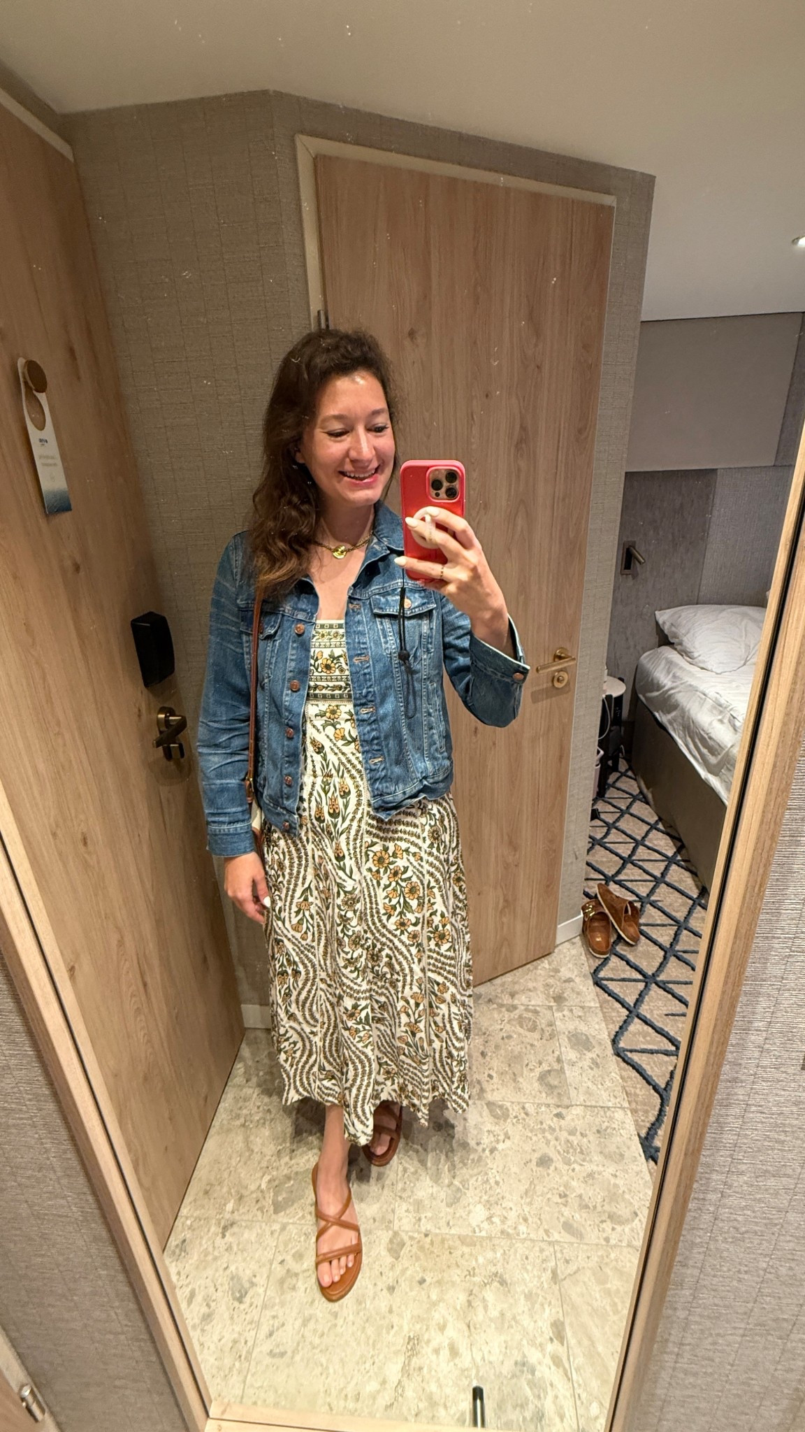 Loooove this dress and it’s on sale! Lightweight linen but fully lined ties in back. You can wear it during the day or dress it up for the evening.

Wearing a size 6.

Once again wearing these tan sandals, they are perfect for lots of walking around Europe. Since I bought them last year they have been a staple in my bag for warm weather trips.


#LTKTravel #LTKSaleAlert