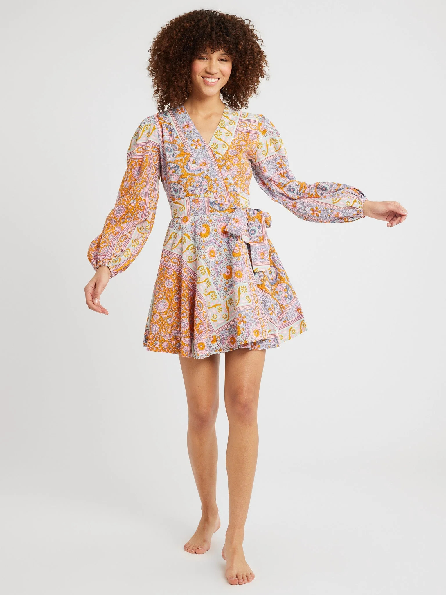 Nan Wrap Dress in Palace | Mille