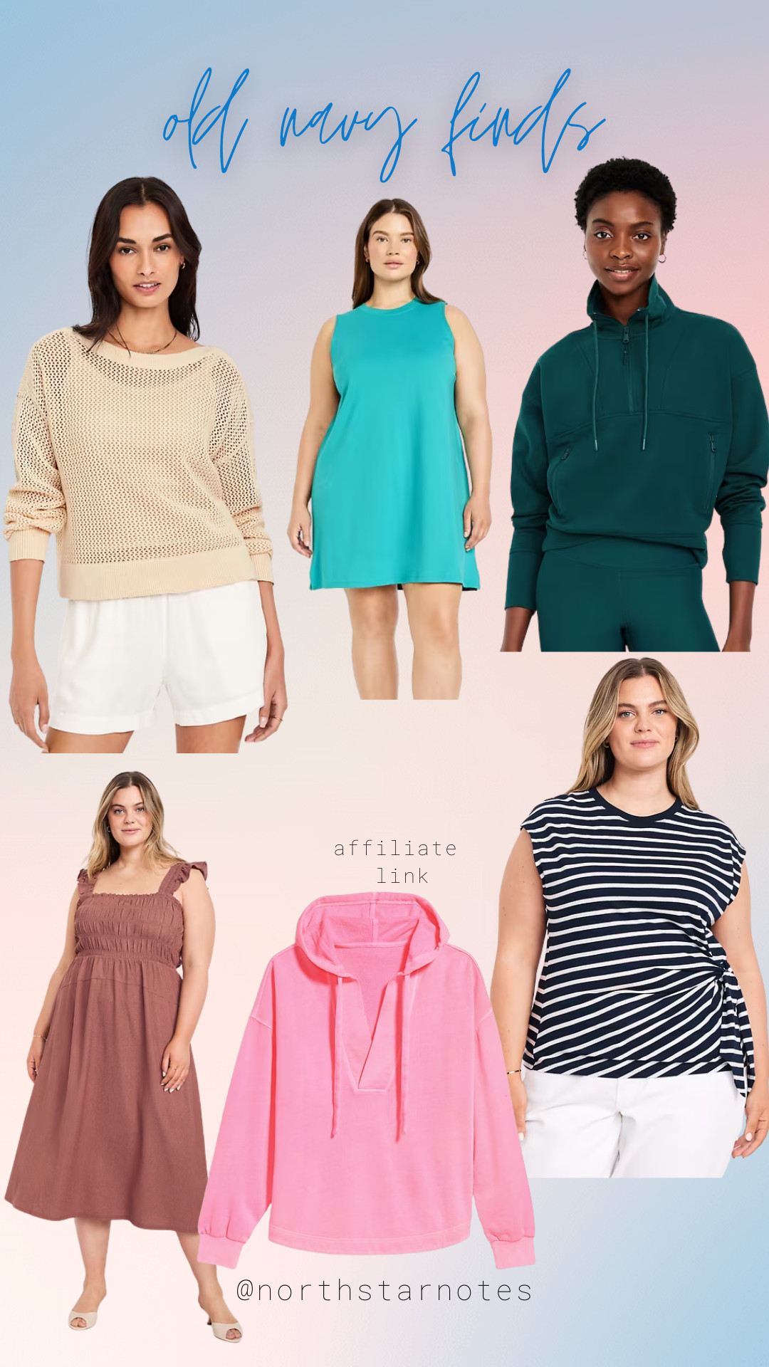 Spring is in full swing at Old Navy! Added some great picks to wear in the upcoming Spring and Summer seasons. Most come in a TON of colors and we already know and love that Old Navy is size-inclusive (online).  

 #LTKMidsize #LTKFindsUnder50 #LTKPlusSize