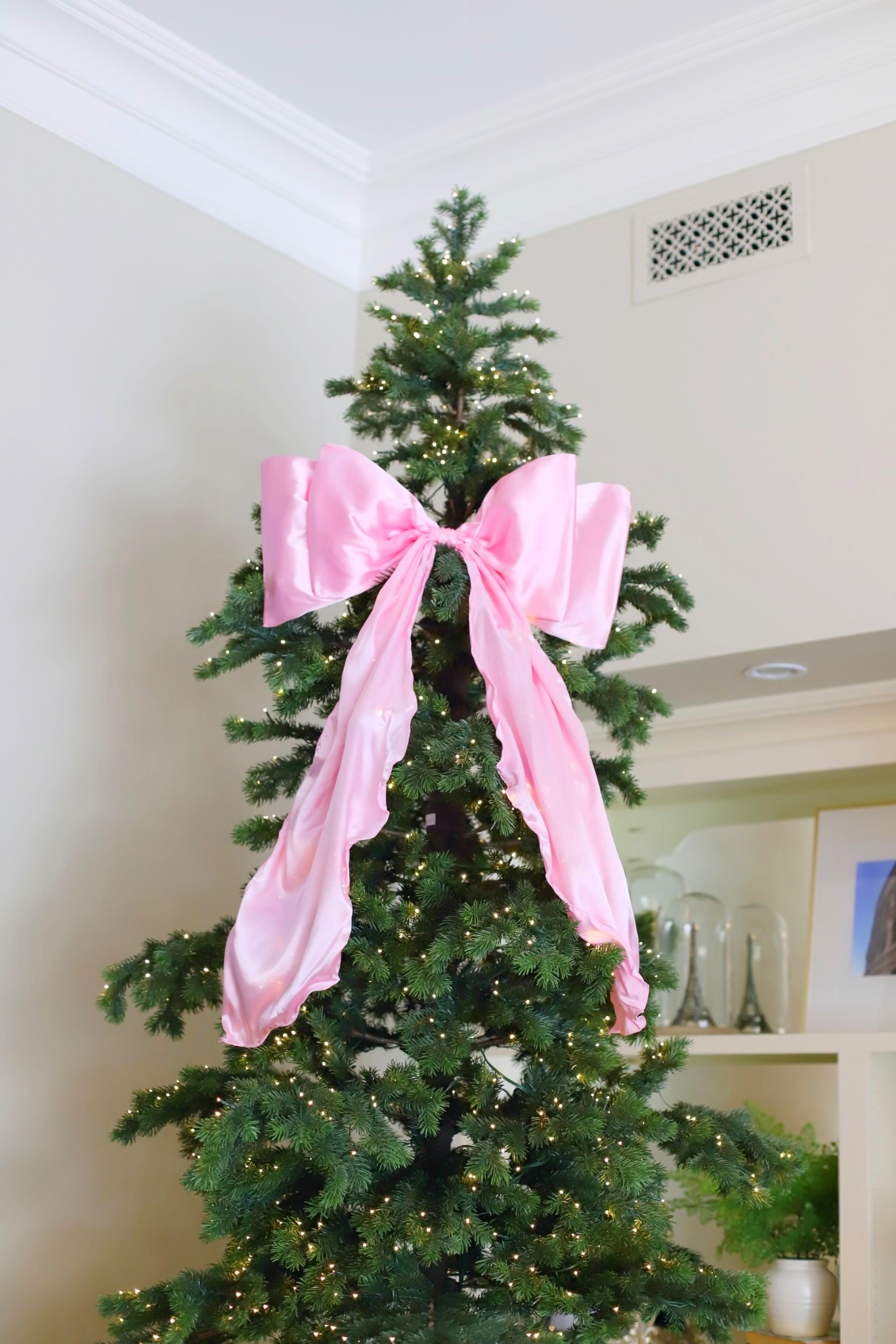 This $12 Walmart pink Christmas bow is AMAZING!!!! It has a wire in it to help you keep the perfect shape and it’s huge! 

#LTKHoliday #LTKHome #LTKBaby