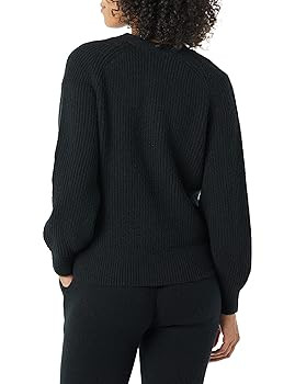 Amazon Essentials Women's Soft Touch Ribbed Blouson Cardigan | Amazon (US)