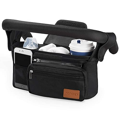Momcozy Universal Stroller Organizer with Insulated Cup Holder Detachable Phone Bag & Shoulder St... | Amazon (US)