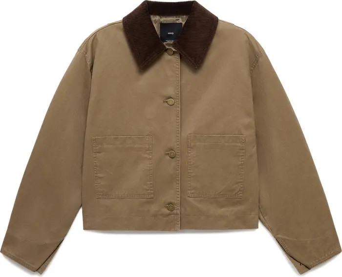 Corduroy Collar Denim Jacket | Nordstrom