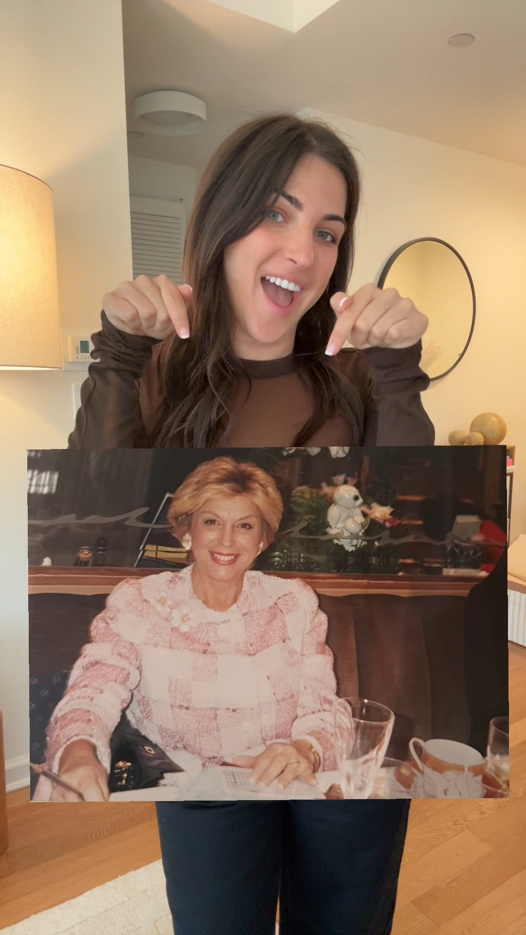 Recreating Grandma Gail’s dinner outfit 💗