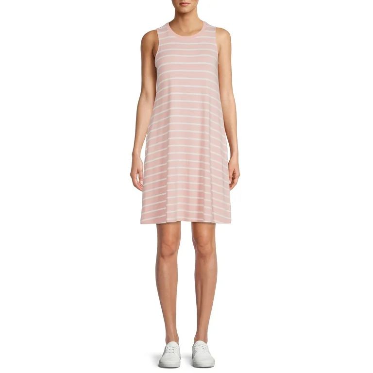 Time and Tru Women's Sleeveless Knit Dress | Walmart (US)