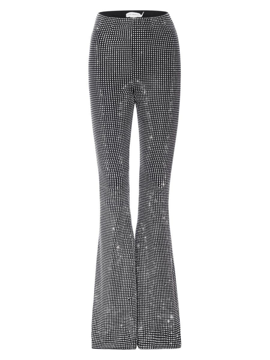 Hotfix Crystal Flared Pants | Saks Fifth Avenue