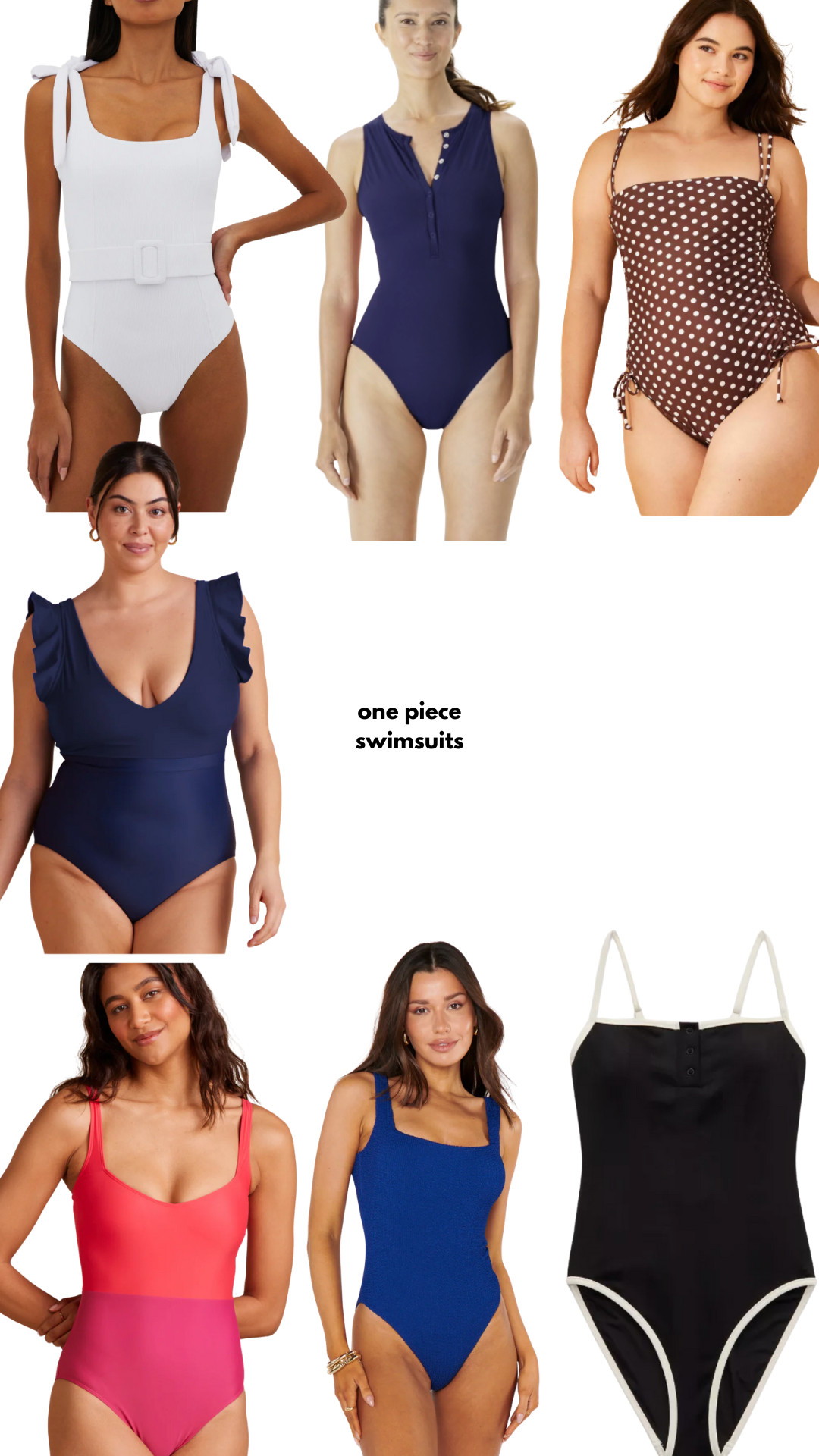 Shopping Cart Wednesday: one piece swimsuits  

 #LTKSummerEdit #LTKMidsize #LTKStyleTip