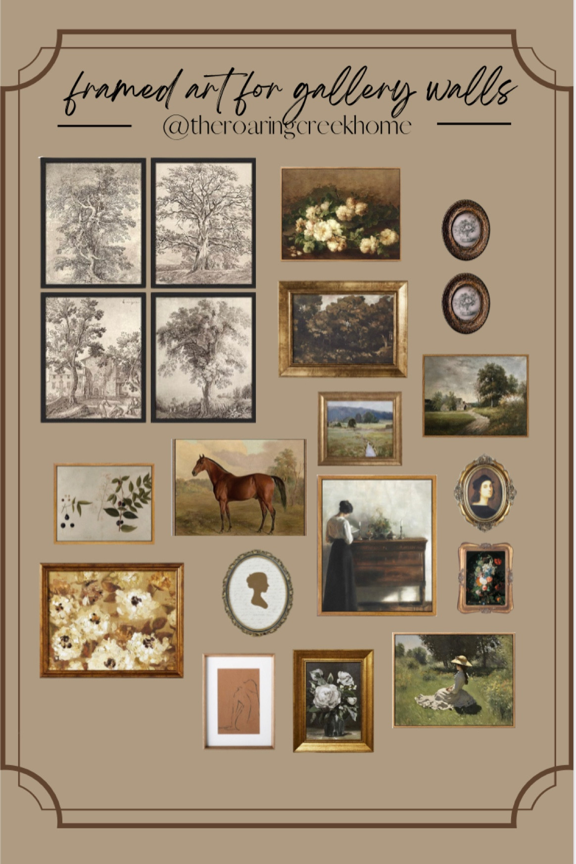 Beautiful vintage inspired, framed wall art! Can be used for a gallery wall, stairwell, or a hallway. Pretty together or on their own! Every home has a place for art!

#gallerywall
#walldecor
#framedart
#homedecor
#wallart
#target
#amazonhome
#shopltk
#ltkhome

#LTKhome