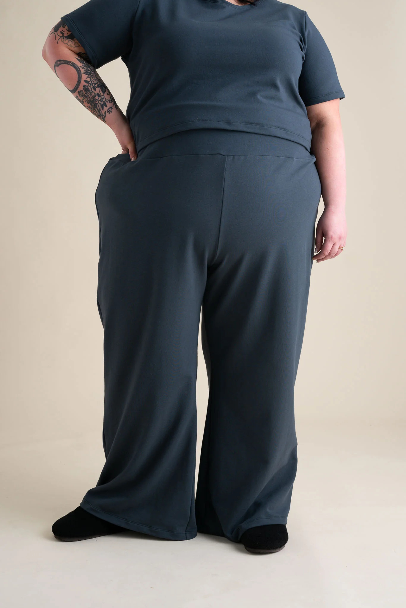 Eleanor Pants in Ocean | Conscious Clothing