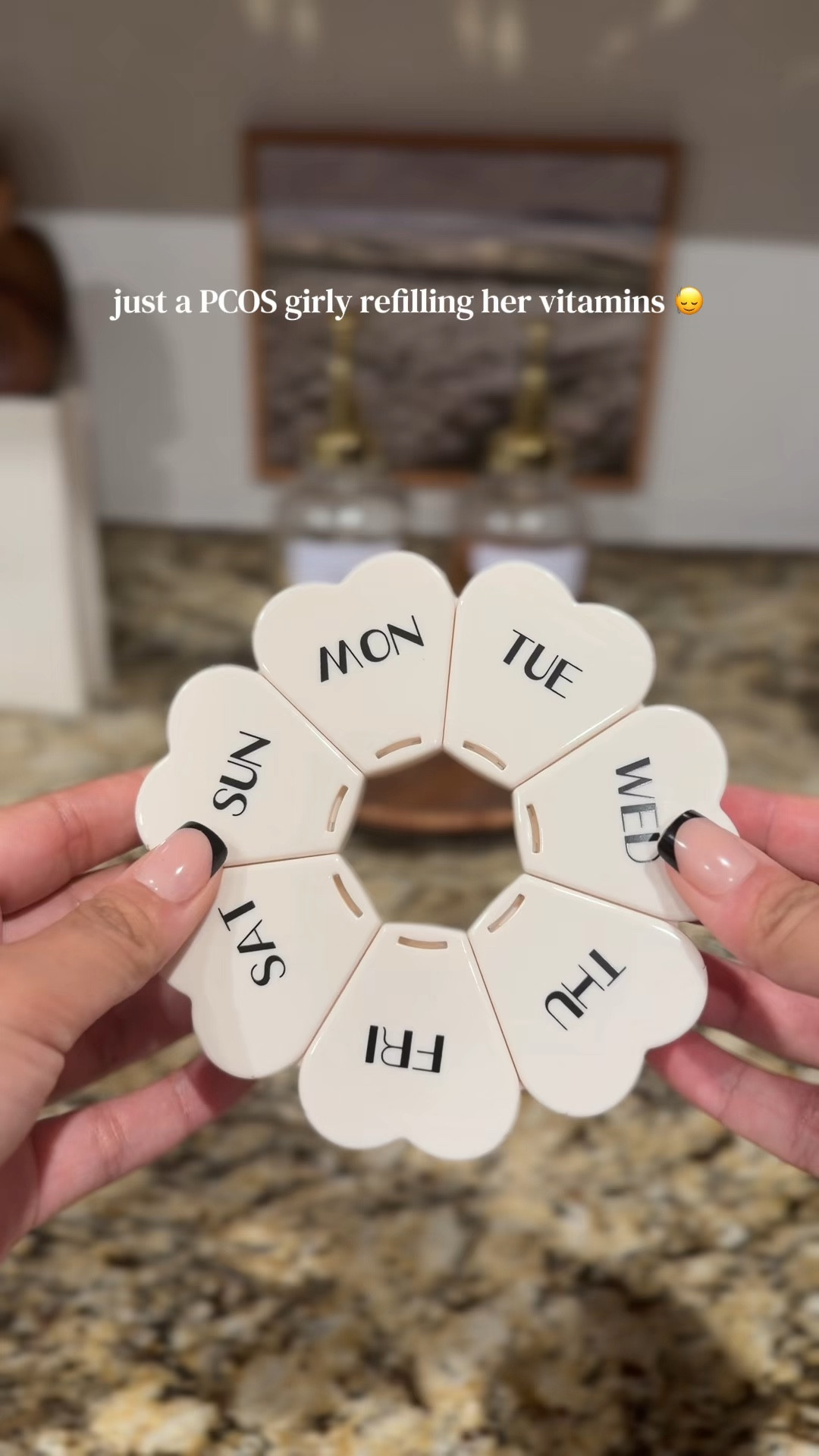 Finally a pill organizer that fits all my supplements.. Color in milky white 

#LTKselfcare #LTKmorningroutine #LTKmomlife