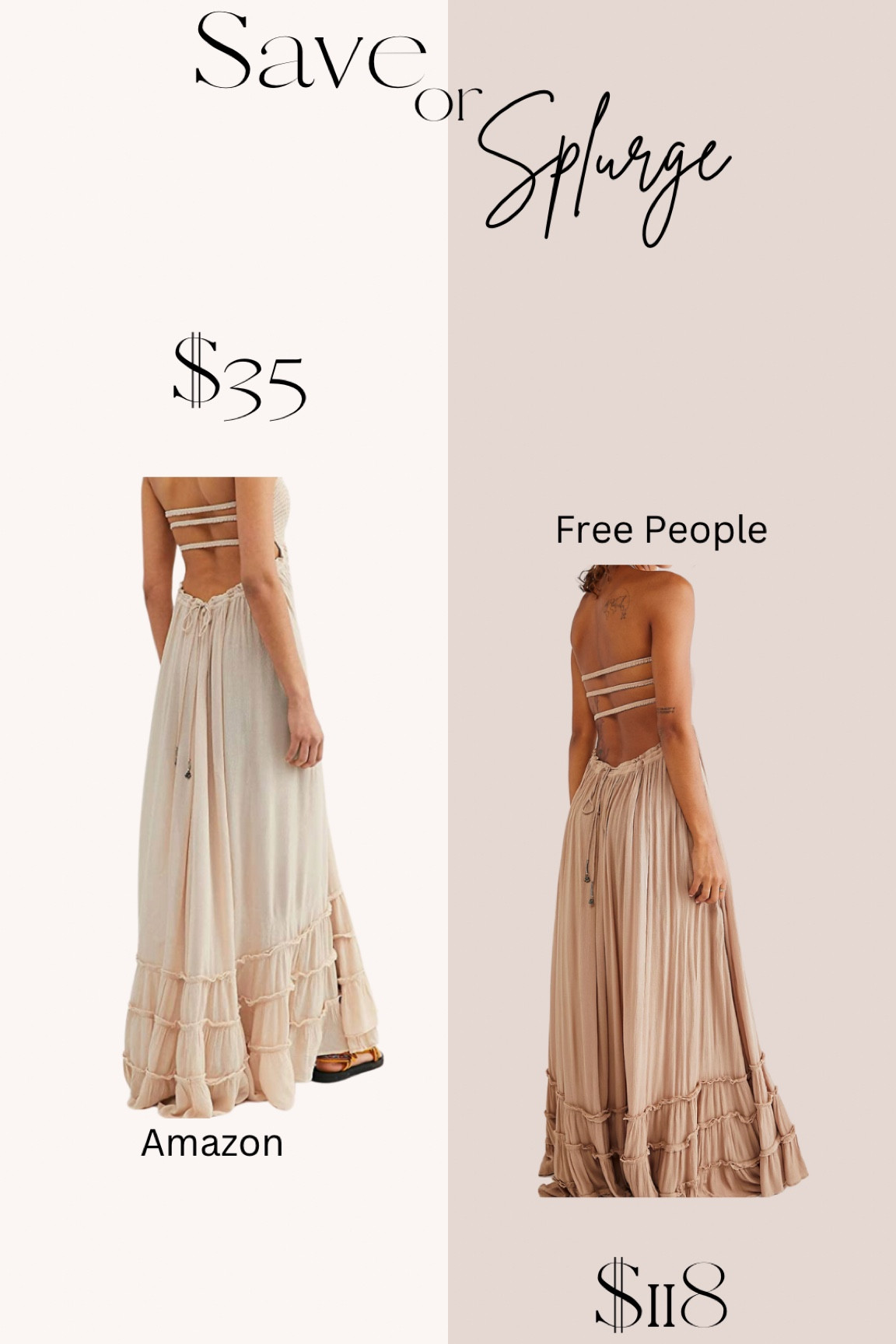 I own this #Amazon inspired #freepeople dress & it is amazing! You would never know the difference & it’s 1/4 of the price of the free people dress!

#LTKSale #LTKFind #LTKsalealert