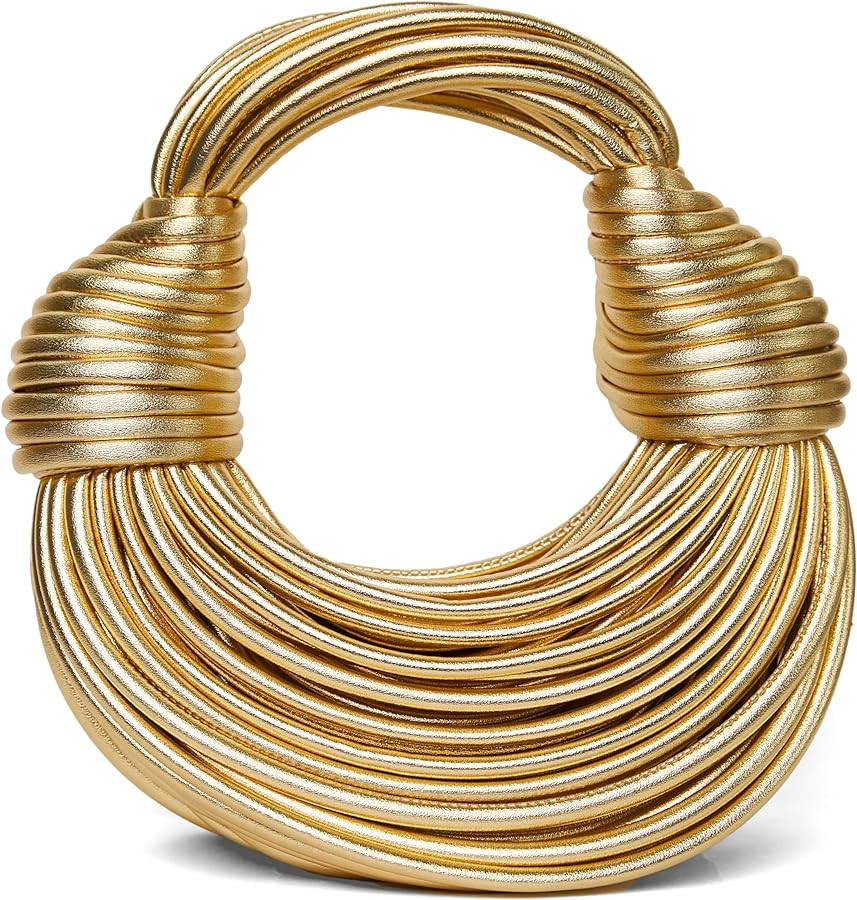 Tngan Women Woven Handbag PVC Leather Satchel Creative Noodles Style Fashion Crossbody Bag | Amazon (US)