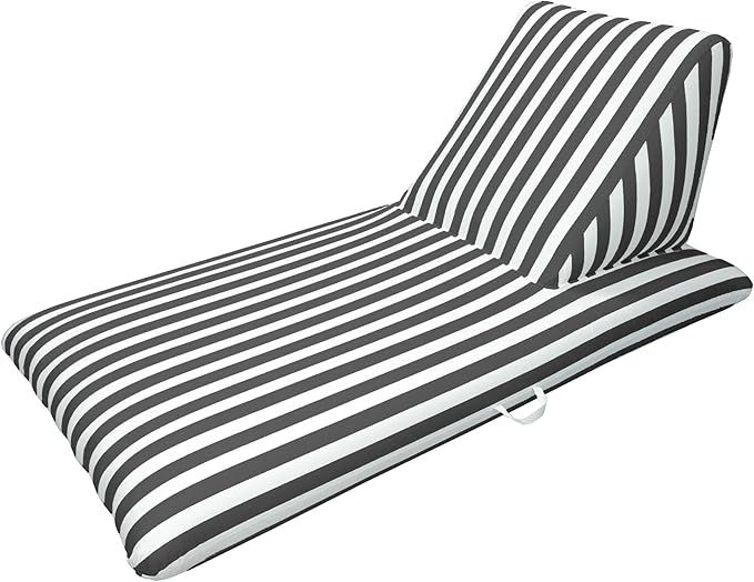 Drift and Escape NT6009-BK Morgan Dwyer Signature Series Pool Chaise Lounge Float, Black | Amazon (US)